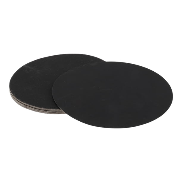 Hojas de lijado de gancho y lazo Unique Bargains 250x250mm negras 1500 grano, molienda y pulido eficientes para la fabricación y reparación de automóviles, procesamiento de metales