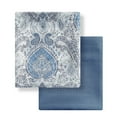 thumbnail image 6 of Mainstays Curtain and Sheers Set, 4 Panels, Blue, 27.5" W x 84” L, 6 of 9