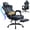Black, variant on Homall RGB Gaming Chair Massage Reclining Racing Chair with APP & Remote Control, Audio Sync LED, Footrest & Headrest, White