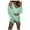 Green, variant on Women's Winter Warm Three-Piece Soft Flannel Shorts Pajamas Set With Cute Cat Beard Hood Yellow L