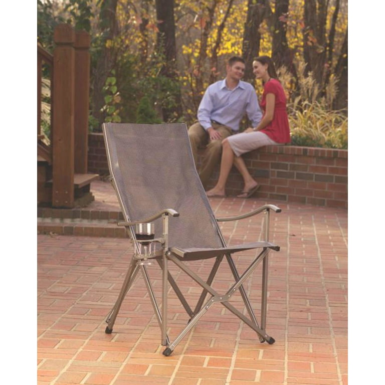 Coleman Patio Weather-Resistant Adult Sling Chair with Drink Coleman Patio Weather-Resistant Adult Sling Chair with Drink