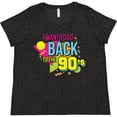thumbnail image 3 of Inktastic I Want to Go Back to the 90's Women's Plus Size T-Shirt, 3 of 5