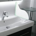 thumbnail image 4 of HEALEEP 2Pcs Bathtub Protector Acrylic Ripple Pattern for Bathtub and Sink Bathroom Use Splash Protection, 4 of 8