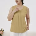 thumbnail image 2 of Tnhcen Lace-Trim Modal Blend Sleepshirt Free Size Sleeveless Nightshirt with Breathable Cotton Blend Stretchy Home Lounge Wear, 2 of 5