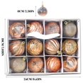 thumbnail image 2 of MesaSe Boules Suspendues Miniatures en PVC Rouge Petites Boules de Noël 12 Unités, 2 of 9