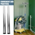 thumbnail image 2 of Luxshiny 2pcs Vacuum Cleaner Extension Wand Vacuum Cleaner Extension Rod Steel for Industrial Users, 2 of 8