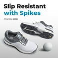 thumbnail image 4 of FitVille Wide Golf Shoes for Men Waterproof Professional Spiked Golfers Training Sneakers with Arch Support, 4 of 7