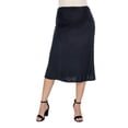 thumbnail image 6 of Maternity Elastic Waist Knee Length A Line Skirt, 6 of 8