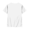 thumbnail image 3 of NAMTYQX Tshirts Shirts for Women Printed O-Neck Cool Stretchy Plus Size Short Sleeve Loose Fit Muster Fashion Blouses for Women White Size S, 3 of 4