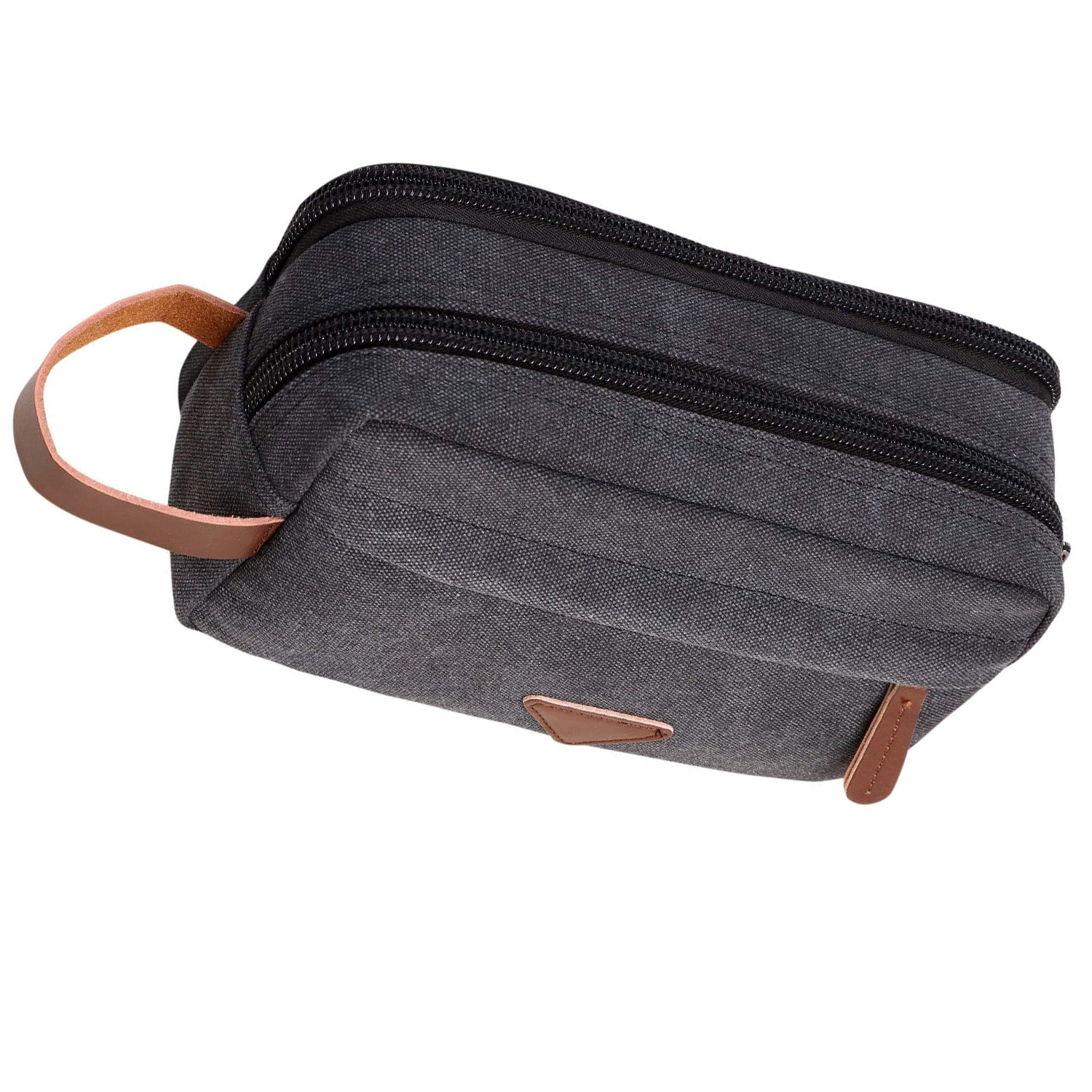 leather mens travel toiletry bolsa