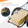 thumbnail image 5 of Demifill Bike Cargo Trailer - Black, Removable Storage Box & Galvanized Bottom, 5 of 7