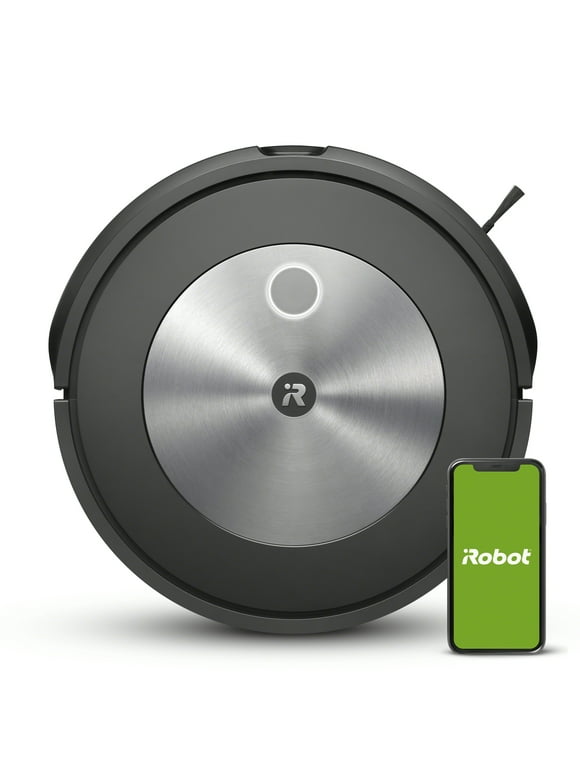 iRobot Roomba j7 (7150) Wi-Fi Connected Robot Vacuum - Identifies and avoids obstacles like pet waste & cords, Smart Mapping, Voice Assistant, Ideal for Pet Hair, Carpets, Hard Floors, New