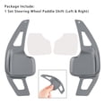 thumbnail image 2 of Steering Wheel Paddle Shifter Extensions For BMW F15 F25 F30 Aluminium Grey, 2 of 13