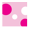 Pinky Dots, variant on Polypropylene Grosgrain Ribbon, 0.375in x 100 yards, USA Dots For Crafts, Hair Bows, Gifts, and More
