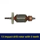 thumbnail image 5 of Rotor de Taladro Eléctrico de 13 mm, Motor de Cobre de 5 Dientes, Núcleo de 35 mm de Longitud para Taladros de , Herramienta Eléctrica de Repuesto., 5 of 5