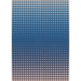 thumbnail image 1 of Ahgly Company Machine Washable Indoor Rectangle Transitional Lapis Blue Area Rugs, 8' x 12', 1 of 7