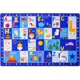thumbnail image 6 of Dwelke Kids Rugs for Playroom ABC Educational Area Rug, Cute Cartoon Daycare Supplies, Kids Gift for Playroom Bedroom,4'x6'Blue, 6 of 6