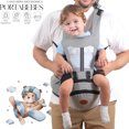 thumbnail image 2 of Mochila Cangurera Portabebés Shendy Vendy Ergonimica De 0-36 Meses, 2 of 6
