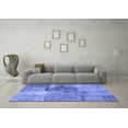 thumbnail image 3 of Ahgly Company Indoor Square Patchwork Blue Transitional Area Rugs, 7' Square, 3 of 4