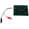 thumbnail image 3 of Panel solar impermeable de 5 W y 12 V para exteriores, cargador de células DIY, paneles de polisilicio epoxi de 136 x 110 mm para herramientas de batería de 9-12 V, 3 of 5