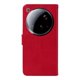 thumbnail image 3 of For Xiaomi 15 Ultra Leather Wallet Case with Strap Solid Color Phone Stand Cover - Black, 3 of 5