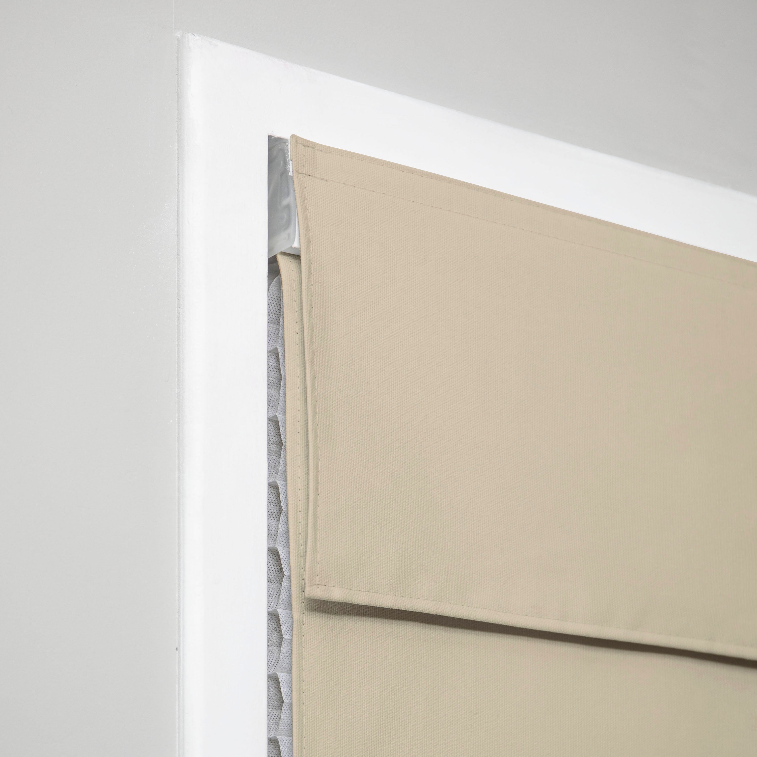 Regal Living Insulating Cordless Blackout Roman Shade, Khaki, 22W x 72L