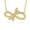 Gold, variant on Silver Dragonfly Infinity Necklace with Sparkling Accents, Classic Chain Pendant Necklace, Timeless Silver-Tone Necklace