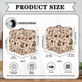 thumbnail image 3 of TSOVTHRID Coffee Cup Bean Chocolate Print Kitchen Stand Mixer Cover Foldable Dust Cover Multipurpose Small Appliance Covers Reusable Accessories Decor for Kitchen Aid Mixer Cover,L, 3 of 7