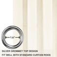 thumbnail image 2 of Classic Velvet Grommet Curtains – Thermal Insulated, Blackout, Set of 2 (52"W per Panel), 2 of 5