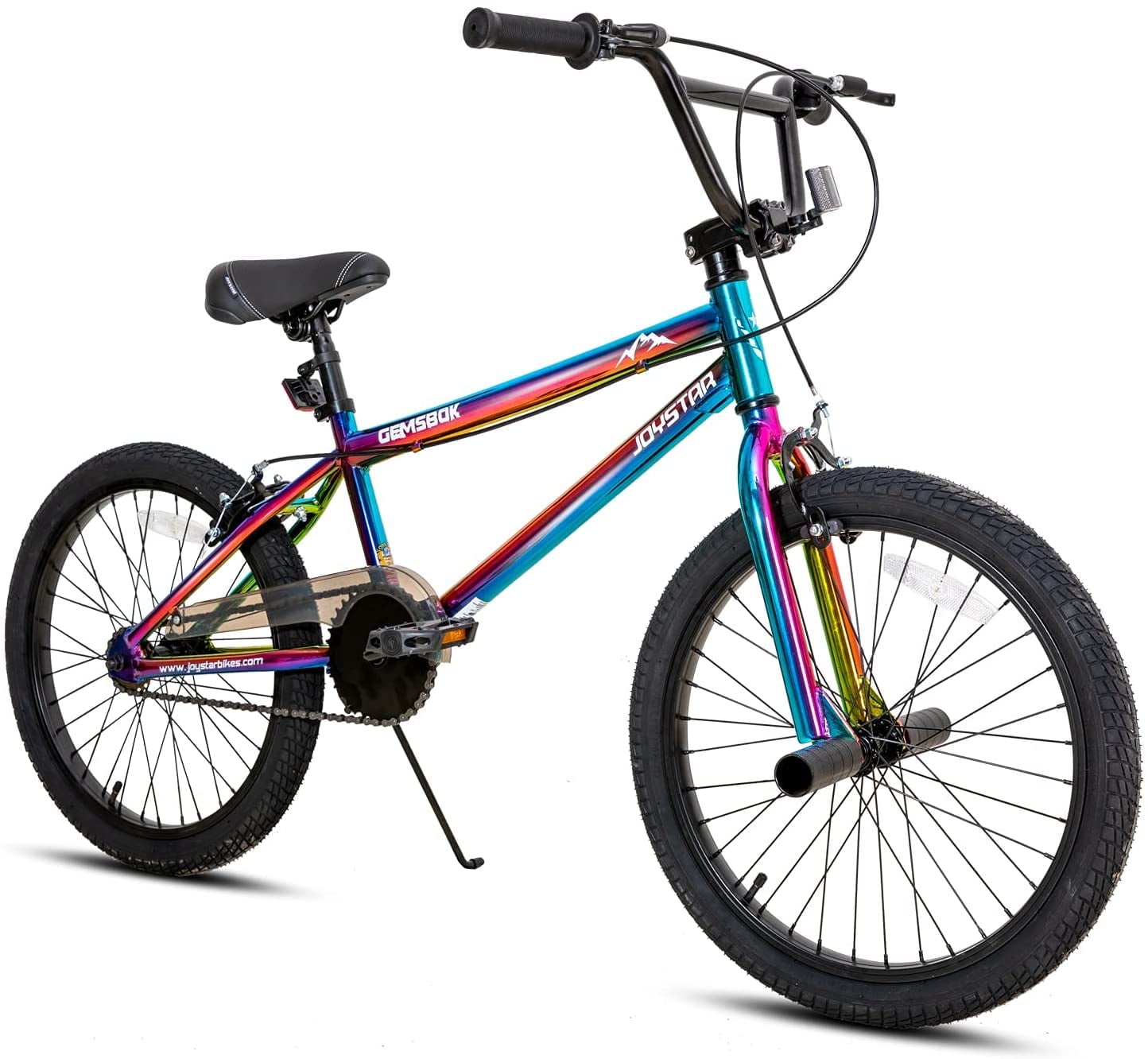 Mongoose Grid 180 BMX Freestyle Bike - 20'' Single Speed, Black