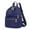 Blue, variant on Women's Medium Nylon Anti-theft Waterproof Backpack, Shoulder Bag, Designer Travel Backpack, 11x5x12.2inches