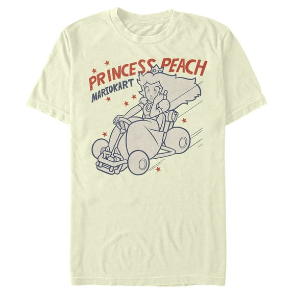 Men's Nintendo Driver Princess Peach Graphic T-Shirt