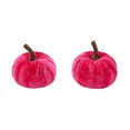 thumbnail image 7 of Set of 12 Faux Assorted Velvet Pumpkins Decorative Pink Fabric Foam Pumpkins for Farmhouse Fall Wedding Thanksgiving Halloween Table Centerpiece Mantel Kitchen Decorations, 7 of 7