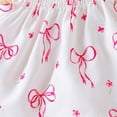 thumbnail image 4 of Splozh Toddler Clothes for Girls Baby Girls' Spring/Summer Bow Print Sleeveless Two Piece Set Baby Clothes White,12-18 Months, 4 of 9