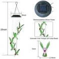 thumbnail image 6 of Epicgadget Solar Wind Chime Light, Solar Light Color Changing Outdoor Decorative Lights Pathway Decoration (Green Hummingbird), 6 of 6