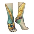 thumbnail image 7 of Salouo Cartoon Dragonfly Art Pattern Fun Novelty Crew Socks,Casual Athletic Socks Neutral Socks, 7 of 7