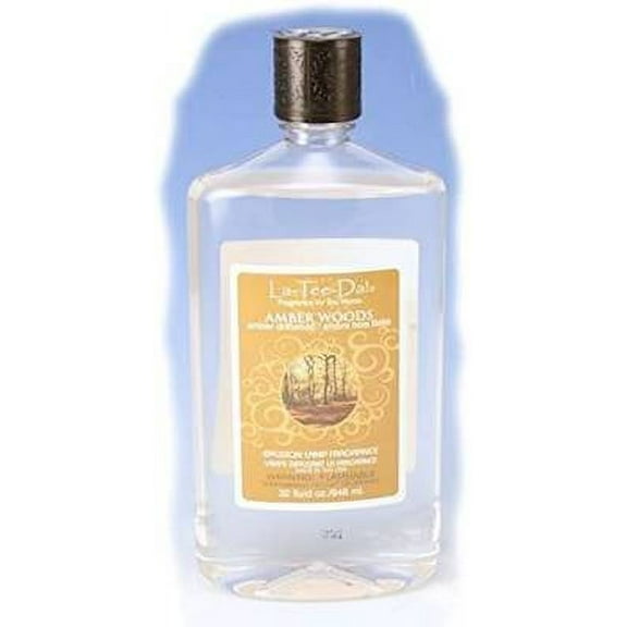 AMBER WOODS La-Tee-Da Effusion and Fragrance Lamp Oil Refills - 32 oz