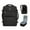 Black, variant on 17 Inch Laptop Backpack Travel Backpacks Carry on Daypack for Men Women for Spirit Airlines Personal Item Bag 18x14x8 with Wet Pocket, 32L, Black