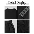 thumbnail image 6 of oyyn by oyyn Women's Casual Pullover and Jogger Tracksuit Set, Black, 2-Piece Set, Sizes S, 6 of 6