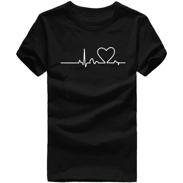 XMMSWDLA T-Shirt Femme Croix Foi Imprimé Col Rond Décontracté Manches Courtes Graphique Mignon Hauts Noirs Basiques pour Femmes