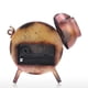 thumbnail image 5 of Reloj de cerdito hecho a mano vintage de metal con forma de cerdito, reloj de mesa silenci Tooarts Escultura de hierro, 5 of 7