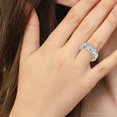 thumbnail image 4 of Pompeii 12Ct Oval Diamond Eternity Ring 14k Gold or Platinum Wedding Band Lab Grown, 4 of 4