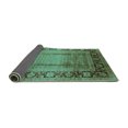 thumbnail image 2 of Ahgly Company Indoor Rectangle Oriental Turquoise Blue Industrial Area Rugs, 7' x 10', 2 of 4