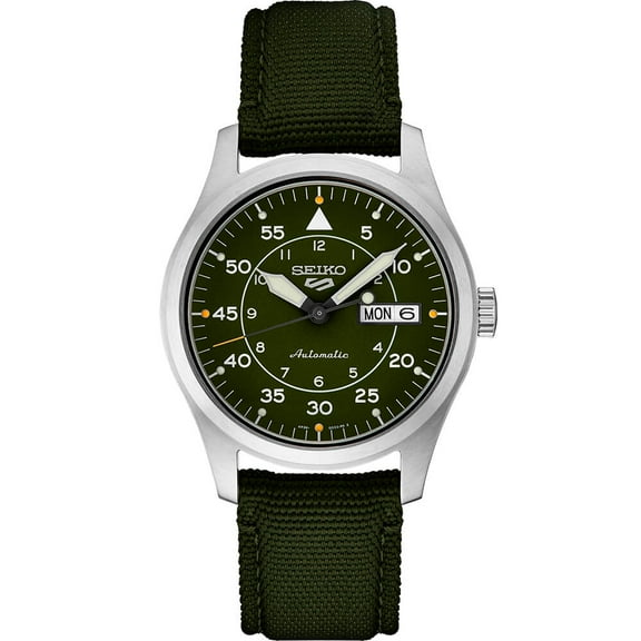Seiko SRPH29 5 Mens Green Sports Watch