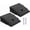 2.76 inch High, variant on 2Pack Curb Ramp Black Color, Portable Lightweight Heavy Duty Plastic Driveway Curb Ramps for Low , Ramp,Curb Ramps (5.12" H 19.7" L Two Curb ramps Connected)