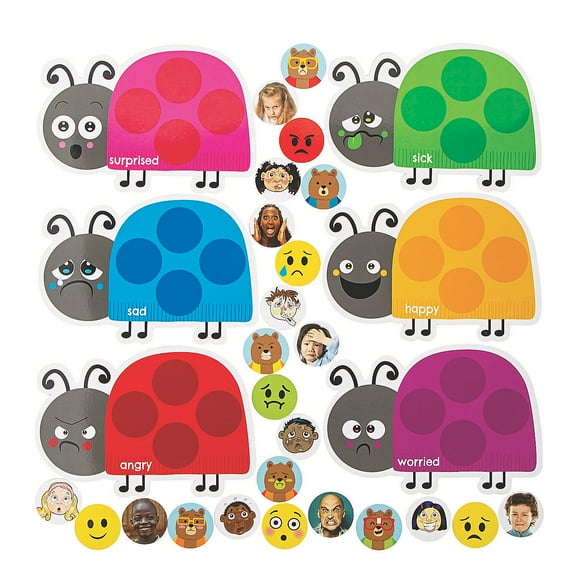 Emotion Match Game, Educational, Party Supplies, 30 Pieces