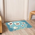 thumbnail image 6 of Tooth Indoor Area Rug Carpet Mat - Polyester Non-Slip Machine Washable, 6 of 6