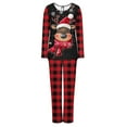 thumbnail image 5 of Tnhcen Women's Christmas Pajamas Set 2-Piece Print Long Sleeve Top with Pocket Lounge Pants Festive Sleepwear for Women S-3XL Holiday Loungewear Women's Sleepwear Sets, 5 of 6