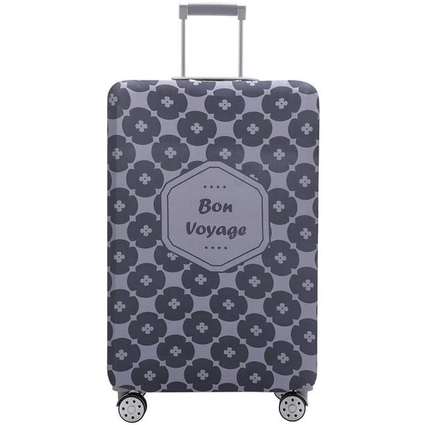Luggage Cover Washable Suitcase Protector Anti-scratch Suitcase cover Fits  18-32 Inch Luggage (Grey, M)
