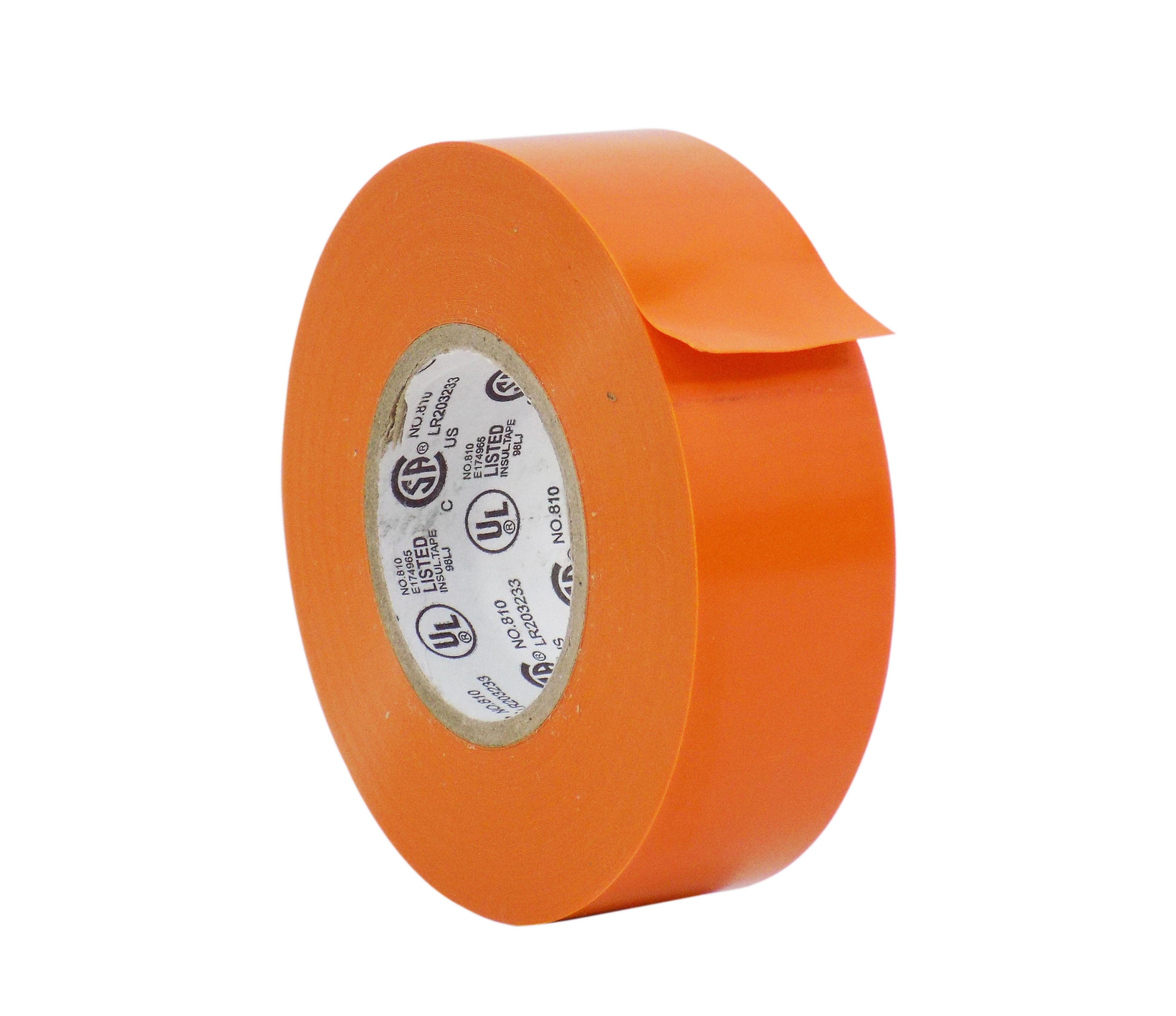 WOD EL766AW Professional Grade Electrical Tape General Purpose Orange